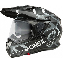 Oneal DSRS Square V.25 Black White Grey Κράνος Μηχανής Full Face