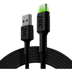 Green Cell USB-A to USB-C 2m Black KABGC13USB