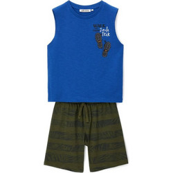 Original Marines Παιδικό Σετ για Αγόρι Καλοκαιρινό Royal Blue Χακί DFP4323YM