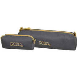 Polo Original Wallet Κασετίνα Βαρελάκι Γκρι Χρυσή 937006-2276