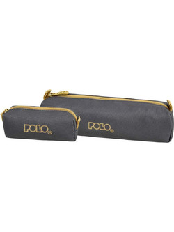 Polo Original Wallet Κασετίνα Βαρελάκι Γκρι Χρυσή 937006-2276