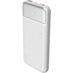Devia EP198 Power Bank 10000mAh 22.5W με 2 Θύρες USB-A & Θύρα USB-C White