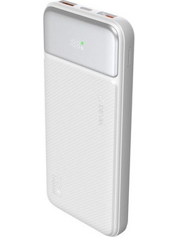 Devia EP198 Power Bank 10000mAh 22.5W με 2 Θύρες USB-A & Θύρα USB-C White