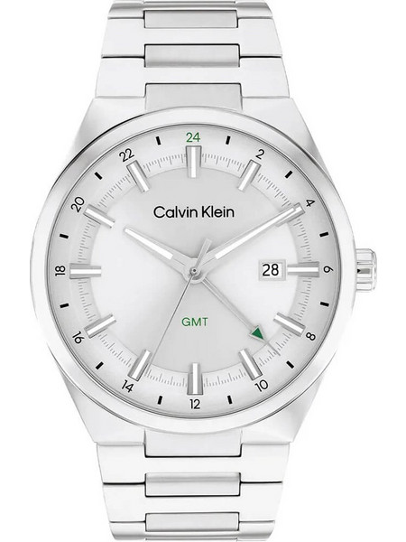 Calvin Klein Distinguish Ανδρικό Ρολόι με Ασημί Μεταλλικό Μπρασελέ 25200489