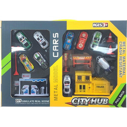 Zita Toys City Hub με Αυτοκίνητα & Αεροπλάνο