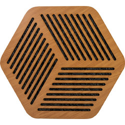Acoucell Hexa Ηχοαπορροφητικά Πάνελ 43.9x39x5.5cm 6τμχ Wood Qube