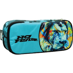 Back Me UP No Fear Fluo Lion Κασετίνα Τιρκουάζ 348-45141