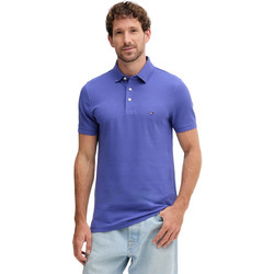 Tommy Hilfiger Ανδρική Μπλούζα Polo Κοντομάνικη Μωβ MW0MW17770-C8K