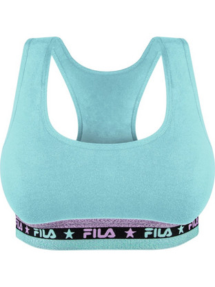 Fila Rainbow Αθλητικό Μπουστάκι με Μέτρια Στήριξη Γαλάζιο FU6141-175
