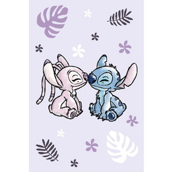Borea Stitch & Angel Κουβέρτα Κούνιας Fleece 100x150 Λιλά