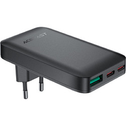 Acefast A100 Φορτιστής χωρίς Καλώδιο με Θύρα USB-A & 2 Θύρες USB-C 65W Quick Charge 3.0 & Power Delivery 2XUSB-C