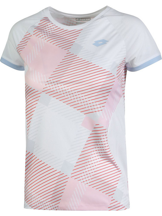 Lotto Παιδικό T-Shirt Κοντομάνικο Ροζ Λευκό 222122-CWO