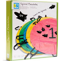 BS Toys Παιχνίδι Ρίψης Στόχου Squirrel Parachutes GA444