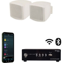 Adastra C25V+S260 Bundle Σετ Παθητικά Ηχεία Τοίχου 15W Αδιάβροχα Λευκά
