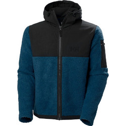 Helly Hansen Ανδρική Ζακέτα Φούτερ με Κουκούλα και Φερμουάρ Πετρόλ 53678-589