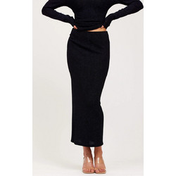 Rut & Circle Betty Μακριά Φούστα Υφασμάτινη Pencil Navy Μπλε 24-04-32