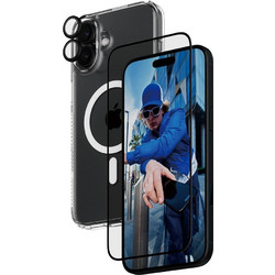 PanzerGlass 3in1 Protection Bundle Tempered Glass (iPhone 16 Plus)