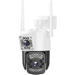 Aria Trade 06362B IP Κάμερα Ασφαλείας Wi-Fi 6MP Αδιάβροχη Νυκτός με Αμφίδρομη Επικοινωνία