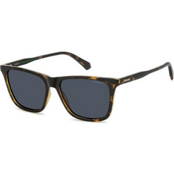Polaroid Eyewear PLD4190/S 086/C3 Ανδρικά Γυαλιά Ηλίου Τετράγωνα Κοκάλινα Ταρταρούγα με Μπλε Φακό
