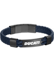 Ducati Expedition Ανδρικό Βραχιόλι Χειροπέδα από Δέρμα & Ατσάλι DTAGB0004803