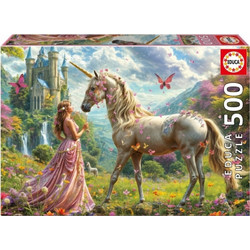 Puzzle Educa Faries, Unicorns, Airies & Butterflies 500 Κομμάτια
