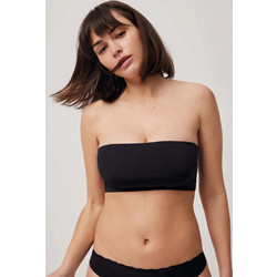 Ysabel Mora Σουτιέν Strapless με Ελαφριά Ενίσχυση χωρίς Μπανέλα Μαύρο 10110