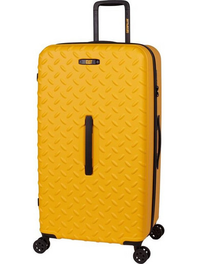 CAT 84900-42 Βαλίτσα Μεσαία 68x40x33cm με 4 Ρόδες Κίτρινη