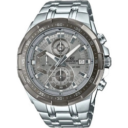 Casio Edifice Ανδρικό Ρολόι Χρονογράφος με Ασημί Μεταλλικό Μπρασελέ EFR-539DE-8AVUEF