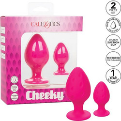 CalExotics Cheeky Σετ Πρωκτικές Σφήνες Ροζ 2τμχ D-228501