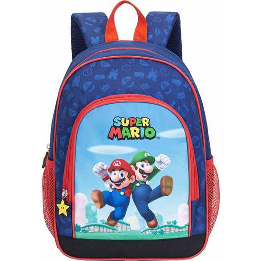 Super Mario rugzak met 2 vakken
