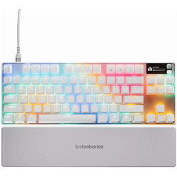 SteelSeries Apex Pro Gen 3 Μηχανικό Gaming Πληκτρολόγιο TenKeyLess με SteelSeries OmniPoint 3.0 Διακόπτες RGB White