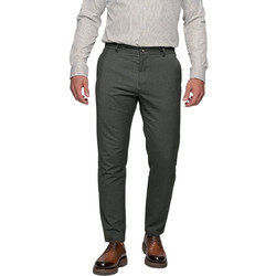 Ben Tailor Verde Ανδρικό Παντελόνι Ελαστικό Slim Εφαρμογή Χακί BENT.1463