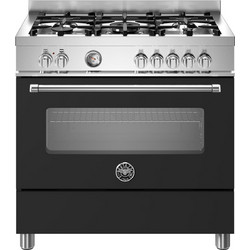 Bertazzoni MAS95C1ENE Κουζίνα Ηλεκτρική 117lt με Εστίες Αερίου 86.5cm