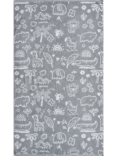 Kentia Cungo Παιδική Πετσέτα Σώματος 450gr/m² 125x70cm Γκρι
