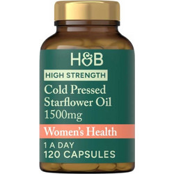 Holland & Barrett Cold Pressed Starflower Oil 1500mg 120 Κάψουλες