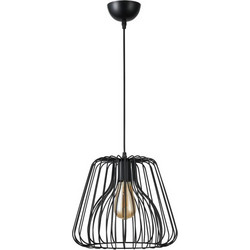 ARlight PDC 6110 BK Κρεμαστό Φωτιστικό Οροφής Μονόφωτο E27 Μαύρο Φ30cm 0114069
