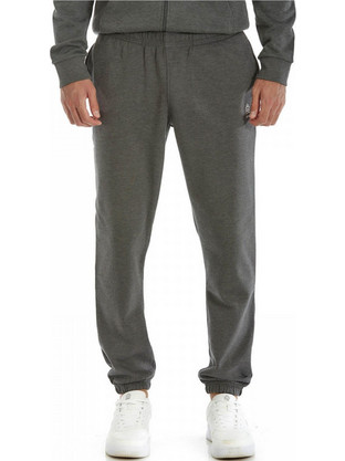 Admiral Ανδρικό Παντελόνι Φόρμας Fleece με Λάστιχο Ανθρακί 1821550003-52