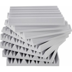 t.akustik WAS-7 Melamine Ηχοαπορροφητικό Πάνελ 60x60cm 1τμχ Γκρι