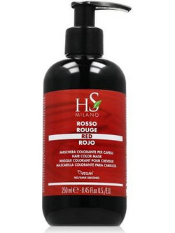 Hs Milano Red Χρωμομάσκα Μαλλιών 250ml