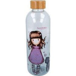 Santoro Gorjuss Παιδικό Παγούρι Γυάλινο Διαφανές 1030ml