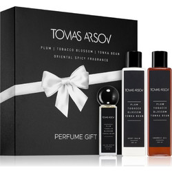 Tomas Arsov Plum Tobacco Blossom Tonka Bean Eau de Parfum 30ml + Body Balm 200ml + Shower Gel 200ml