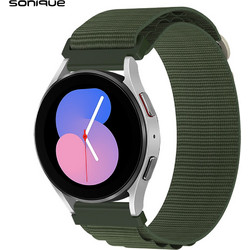 Sonique Alpine Loop Λουράκι Υφασμάτινο Khaki (Universal 22mm)