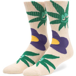 Huf Allergies Ανδρικές Κάλτσες Ψηλές με Σχέδια Μπεζ SK00727