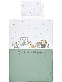 Lorelli Happy Friends Σετ Κούνιας Mint Green 4τμχ
