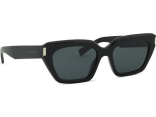 Saint Laurent SL826 001 Γυναικεία Γυαλιά Ηλίου Πεταλούδα Κοκάλινα Μαύρα με Μαύρο Φακό