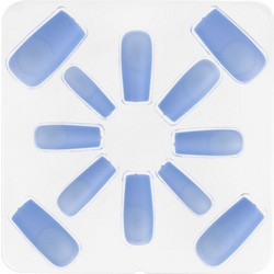 Baby Blue Square Tips Νυχιών 12τμχ