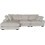 HomeMarkt Cranfield Γωνιακός Καναπές Αριστερή Γωνία Μπεζ 313x169x80cm HM3287.02L