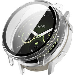 Techsuit Πλαστική Θήκη με Προστασία Οθόνης για Garmin Venu 4 45mm Διαφανής