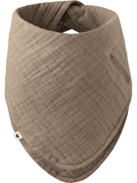 BIBS Σαλιάρα Μπαντάνα από 100% Βαμβάκι με Κουμπί Oak Dark