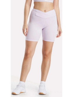 Reebok Γυναικείο Κολάν Ποδηλατικό Ψηλόμεσο Λιλά 100241905